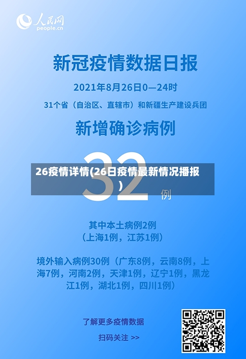 26疫情详情(26日疫情最新情况播报)