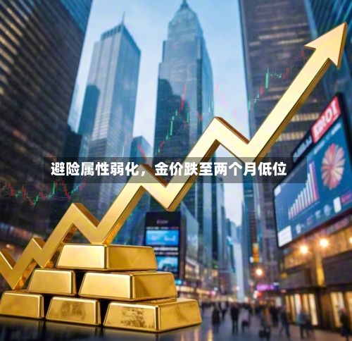 避险属性弱化，金价跌至两个月低位-第3张图片