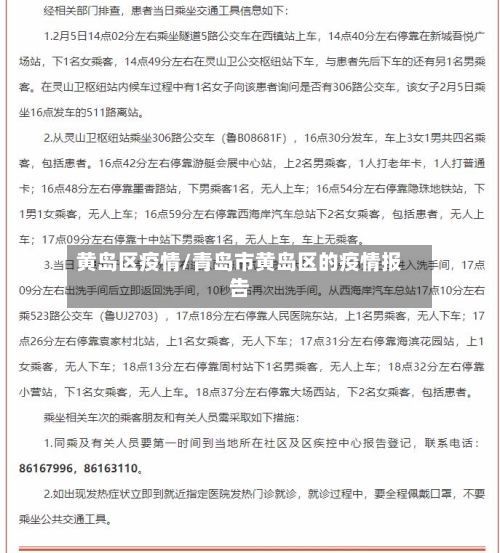 黄岛区疫情/青岛市黄岛区的疫情报告-第3张图片