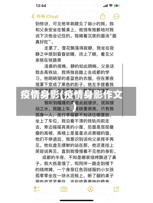 疫情身影(疫情身影作文)