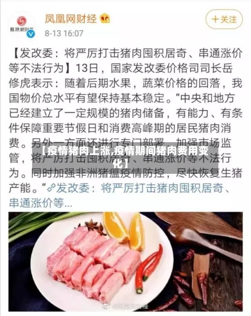 【疫情猪肉上涨,疫情期间猪肉费用变化】