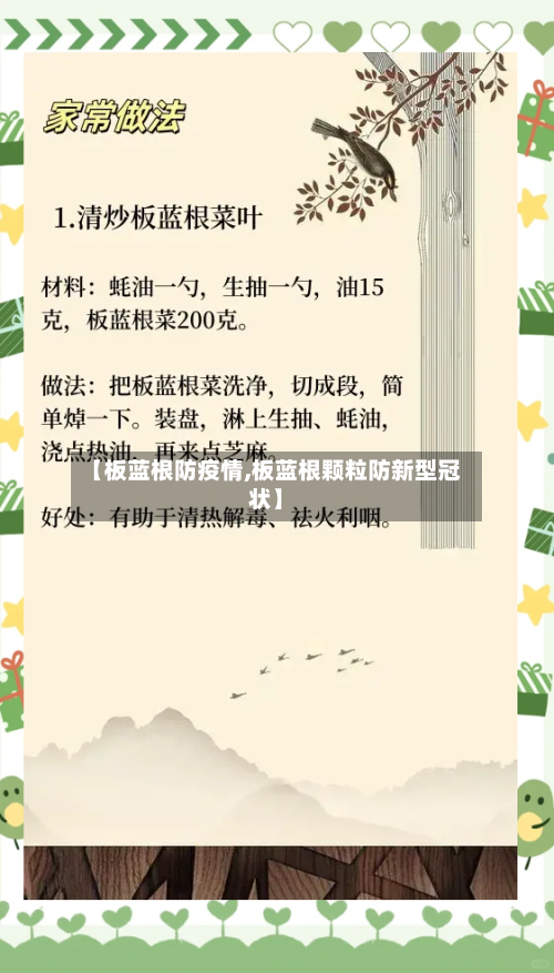【板蓝根防疫情,板蓝根颗粒防新型冠状】-第2张图片