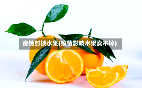 疫情封锁水果(疫情影响水果卖不掉)
