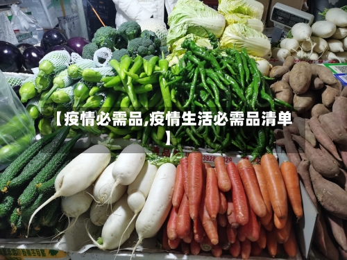 【疫情必需品,疫情生活必需品清单】-第2张图片