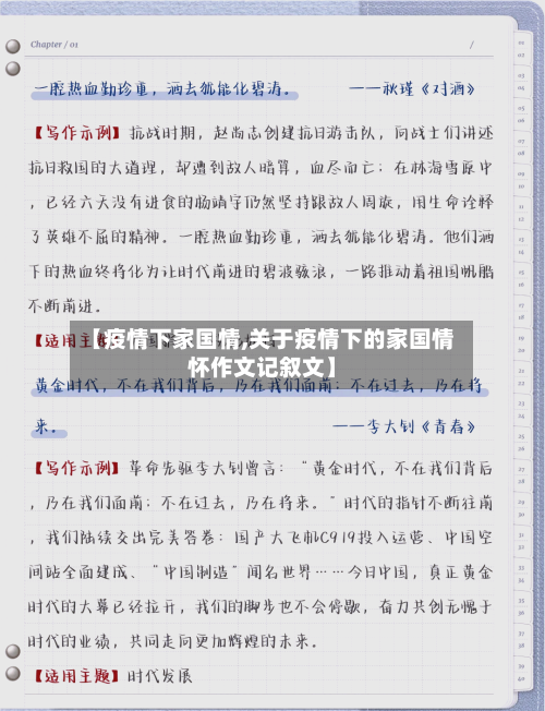 【疫情下家国情,关于疫情下的家国情怀作文记叙文】-第2张图片