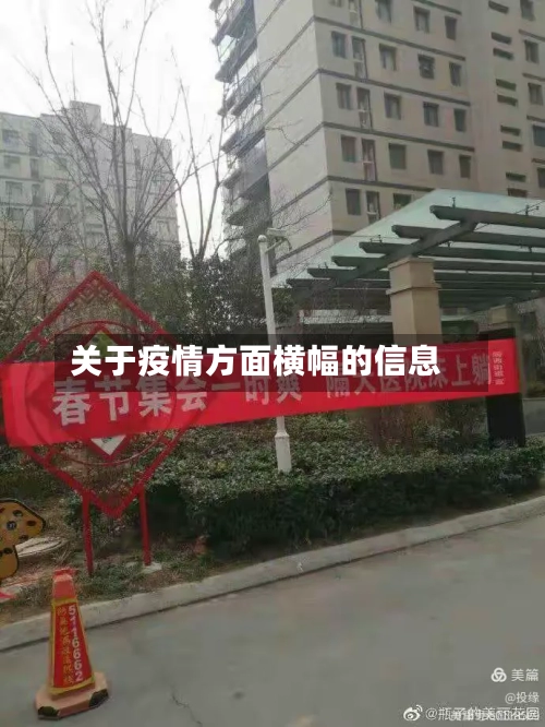 关于疫情方面横幅的信息-第2张图片