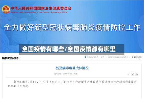 全国疫情有哪些/全国疫情都有哪里