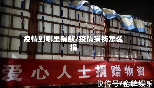 疫情到哪里捐款/疫情捐钱怎么捐
