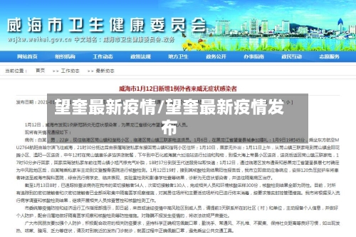 望奎最新疫情/望奎最新疫情发布-第2张图片